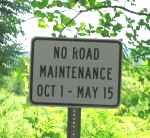 No Road Maintenance
