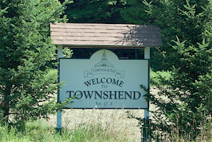 Townshend Welcome Sign